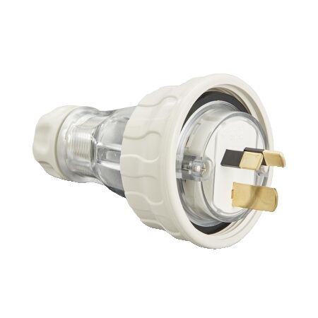 Clipsal - 56 Series, Plug Top, Straight, 3 Flat PIN, 15A, 250V, IP66
Electric Orange