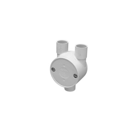 Clipsal - Cable Management, Tangential Junction Box, 25mm I.D, 3 Way Entry, Y-type
Grey