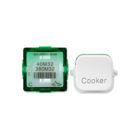 Pro Series
Switch Mechanism
COOKER, 1-Way, 250V, 32A | Extra Vivid White