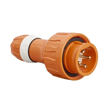 Clipsal - 56 Series, Straight Plug, IP66, 500V 20A - 4 Round Pins
Electric Orange