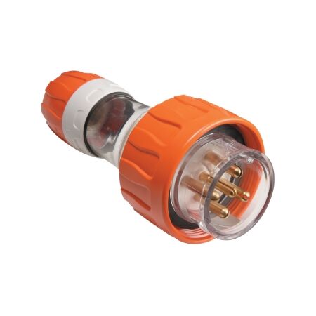 Clipsal - 56 Series, Straight Plug, IP66, 500V 20A - 5 Round Pins
Electric Orange