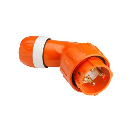 Clipsal - 56 Series, Angled Plug, IP66, 500V 50A - 4 Round Pins
Electric Orange