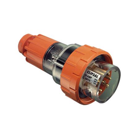 Clipsal - 56 Series, Straight Plug, IP66, 500V 10A - 7 Round Pins
Electric Orange