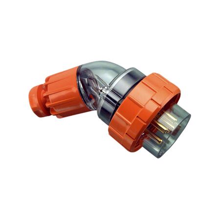 Clipsal - 56 Series, Angled Plug, IP66, 500V 10A - 5 Round Pins
Electric Orange