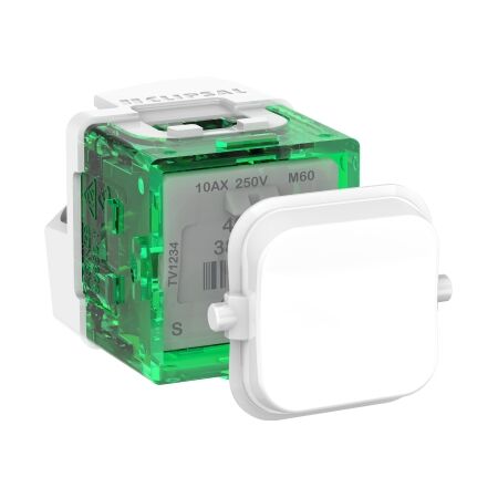 Pro Series
Switch Mechanism
Bell Press Return, 230/240V, 10A | Extra Vivid White