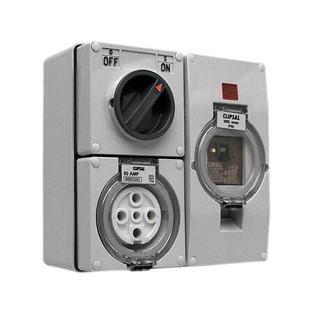 Clipsal - 56 Series, Switched Socket, RCD
Grey