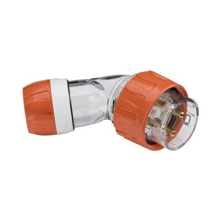 Clipsal - 56 Series, Angled Plug, IP66, 500V 32A - 4 Round Pins
Electric Orange