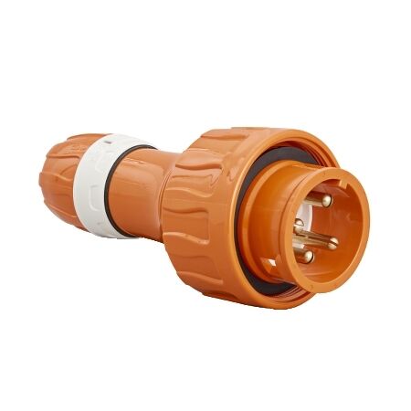 Clipsal - 56 Series, Straight Plug, IP66, 500V 10A - 4 Round Pins
Electric Orange