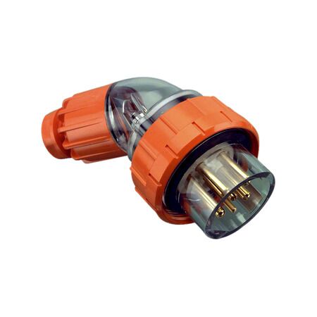 Clipsal - 56 Series, Angled Plug, IP66, 500V 20A - 7 Round Pins
Electric Orange