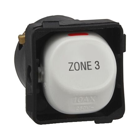 30 Series, Switch Mechanism, 10A, Marked Zone 3 - White Electric