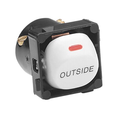 30 Series, Switch Mechanism, 10A, Marked OUTSIDE - White Electric