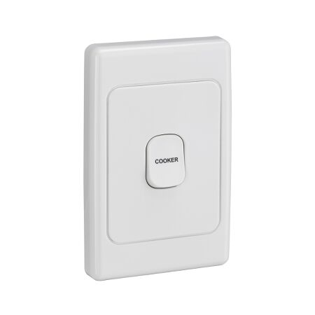 2000 Series, Switch Mechanism, 250V 45A Vertical Marked COOKER - White Electric