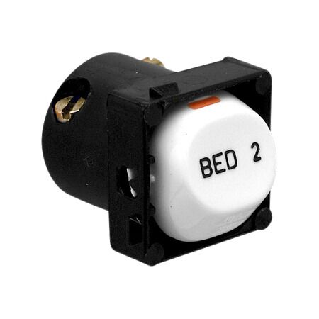 30 Series, Switch Mechanism, 10A, Marked BED 2 - White Electric