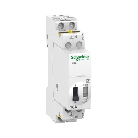 Acti9, Extension, iETL iTL 16, 2P, 1C/O + 1NO, 16A, coil 24VDC, 48VAC 50/60Hz