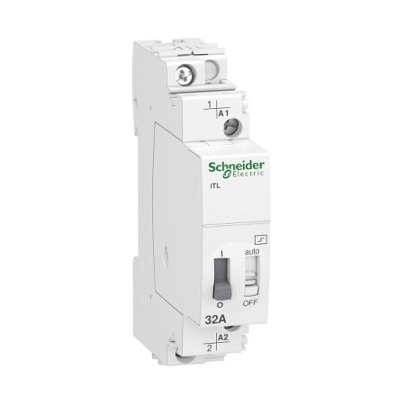 Acti9, Impulse relay, iTL, 1P, 1NO, 32A, coil 110 VDC, 230...240 VAC 50/60Hz