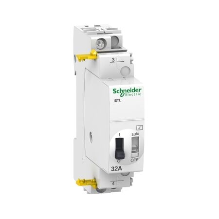 Acti9, Extension, ETL iTL 32, 1P -1NO, 32A, coil 110 VDC, 230...240VAC 50/60Hz