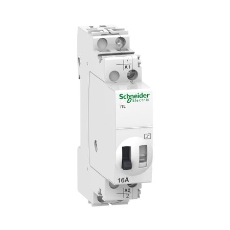 Acti9, Impulse relay, iTL, 1P, 1NO, 16A, coil 12 VDC, 24 VAC 50/60Hz