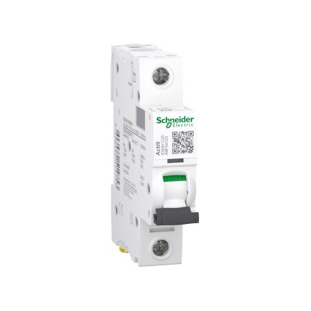 Acti9, Miniature circuit breaker (MCB), iC60H Disbo, 1P, 25A, C curve, 10000A (IEC/EN 60898-1), 15kA (IEC/EN 60947-2)