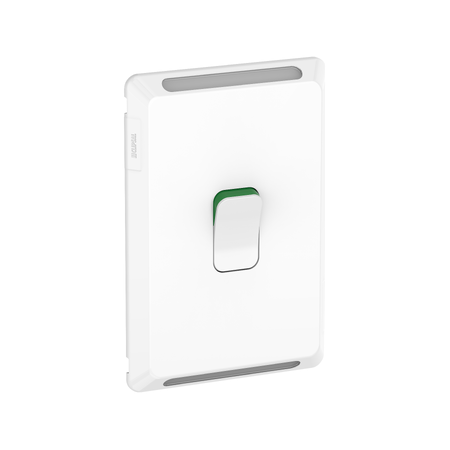 Pro Series, Cooking Appliance Isolator Switch, Horizontal/Vertical Mount Single Pole 250V, 45A - Extra Vivid White