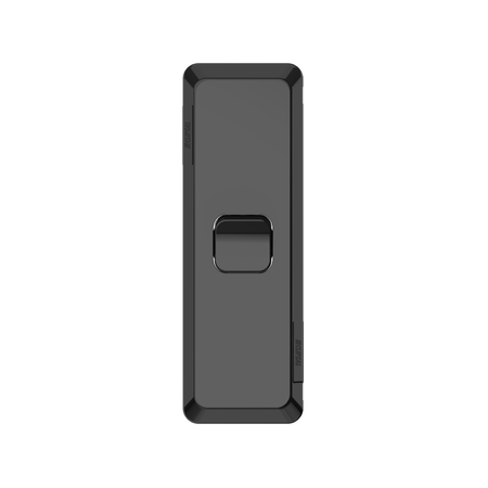Pro Series, Architrave Switch, Vertical Mount, 1 Gang, 230/240V, 20A, 16AX - Black