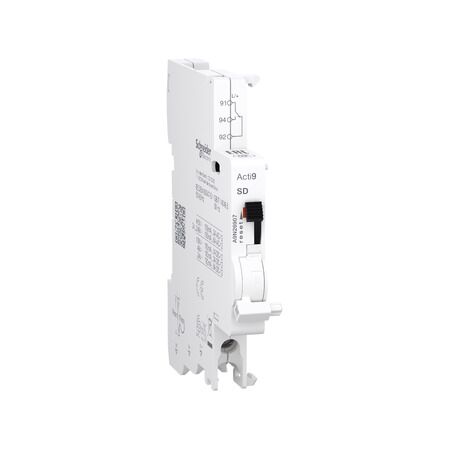 Acti9, Auxiliary contact, SD, 1 C/O, 100mA to 6A, 24-415 VAC, 24-130 VDC, bottom connection