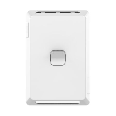 Pro Series, Switch Plate Skin, 1 Gang, Horizontal/Vertical Mount, Clip-On - Extra Vivid White