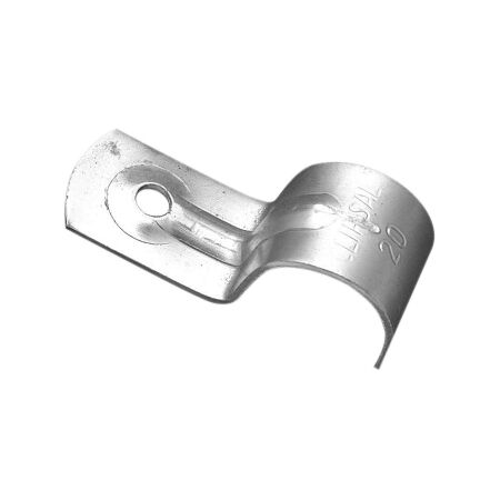 Clipsal - Cable Management, Half Saddle, 16mm Zinc Plated Metal