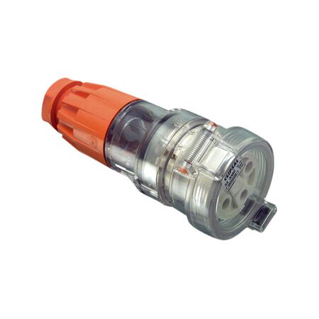 Clipsal - 56 Series, Cord Extension Socket, 4 Round PIN, 500V, 32A - Electric Orange