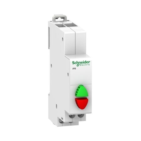 Acti9, Double push-button, 1NO-1NC green/red