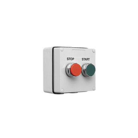 Clipsal - 56 Series, push-button Control Station, 10A, Start/Stop - Grey