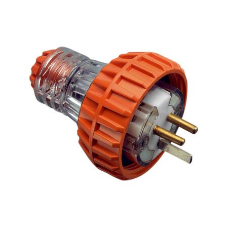 Clipsal - 56 Series, Plug Top, Straight, 3 PIN, 10A, 110V, IP66 - Grey