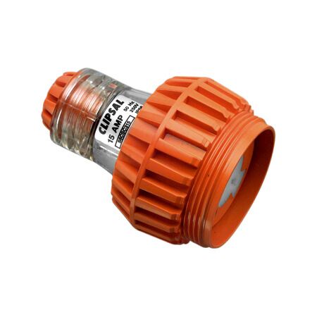 Clipsal - 56 Series, Cord Extension Socket, 3 Flat PIN, 250V, 15A - Electric Orange