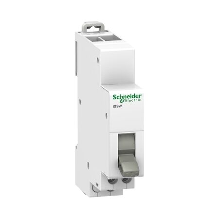 Acti9, Linear switch, 1 NO + 1 NC, 20A, 250 V AC, 2 positions