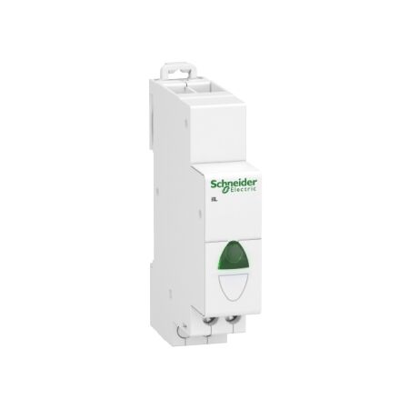 Acti9, Single indicator light, Green, 12-48 Vac/dc