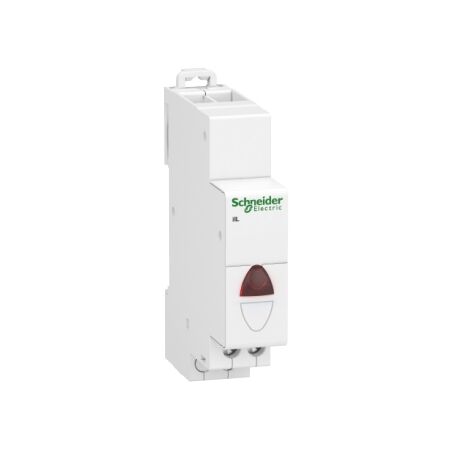 Acti9, Single indicator light, Red, 12-48 Vac/dc