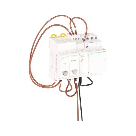 Acti9, Emergency Light Kit, 2 N/C, push-button