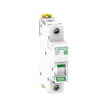 MAX9, Miniature Circuit-Breaker (MCB), 1P, 50A, C Curve, 6000A, 240/415V, Distribution