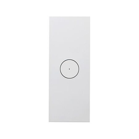 Saturn Zen, Grid and Cover Architrave, 1 Gang, Less Mechanism - Zen White