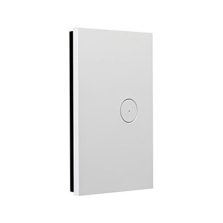 Saturn Zen, push-button Switch, LED, 1 Gang, 250V, 16AX/20A - Zen White