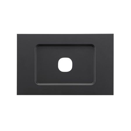 Saturn Zen, Grid and Cover, 1 Gang, Less Mechanism - Zen Black