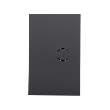 Saturn Zen, Grid and Cover, 1 Gang, Less Mechanism - Zen Black