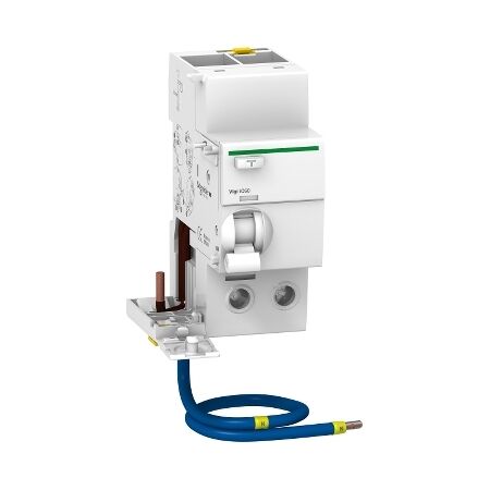 Acti9, Earth leakage add-on block, 1P + N, 63A, 30mA, A type