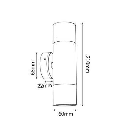 Up Down Solid Copper IP65