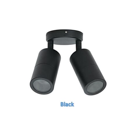 Double Adjustable Spot Black
