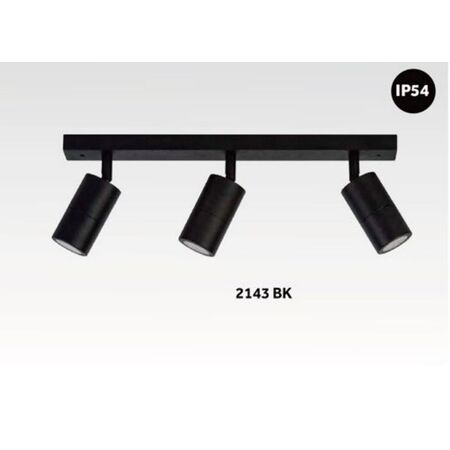 3 Lights On The Bar Black