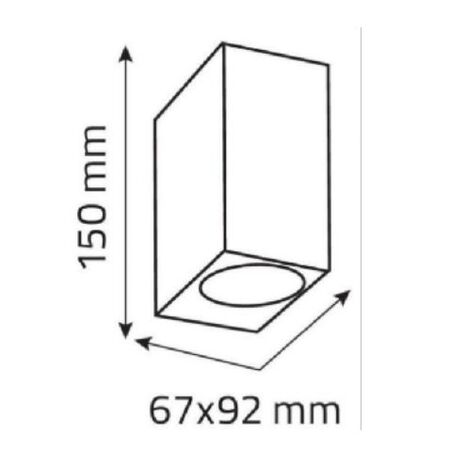 Wall Light Aluminum Matte Silver