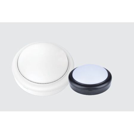 Round Bunker Tri Color Black