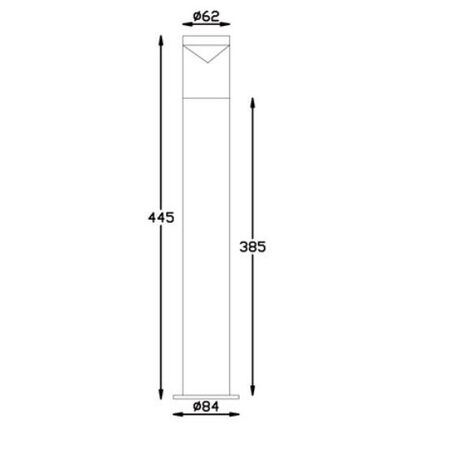 Bollard Light Black
