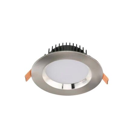 15w Cutout 90-120 Satin Chrome Tri Color