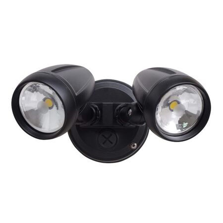 LED Double Without Sensor Black Tri Color